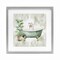 Stupell Industries Bath Oasis with Plant Framed Print Under Glass, design by Nicole DeCamp
